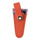 thumbnail image 4 of Estuche Para Tijeras De Manualidades, De Cuero Sintético, Para Coser Y Bordar, Color Naranja, 4 of 5