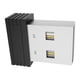 thumbnail image 4 of de ratón USB multifunción Fácil de usar Duradero Simular movimiento de ratón Adaptador de cómputo de ratón automático para computadora , negro, 4 of 5