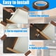 thumbnail image 5 of Cinta de baja fricción de 1,5 cm x 10 m (2 rollos), resistente a la abrasión, antichirridos y antideslizamiento para cajones, protección de superficies de PTFE para madera, gabinetes, cortinas y muebl, 5 of 7
