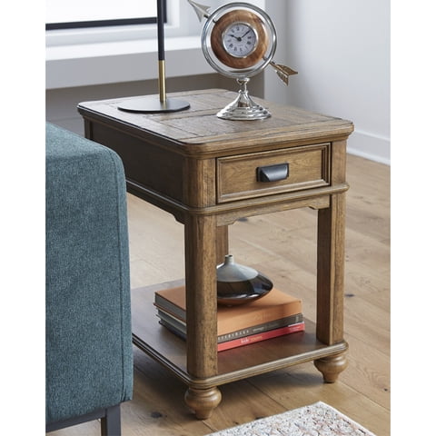 Msa Muebles Santa Ana - Mesa Lateral Flynter Antique Brown