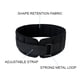 thumbnail image 5 of Cinturón con peso ajustable W8FIT, talla pequeña, 3,2 kg, 5 of 8