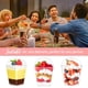 thumbnail image 3 of Paquete de 50 vasos de plástico transparente para postre de 145 ml con tapa y cuchara, vasos cuadrados reutilizables para aperitivos, vasos para servir chupitos de postre y mini vasos para degustación, 3 of 5