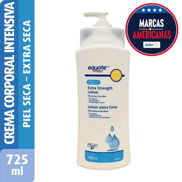 Crema Equate Corporal Piel seca a extra seca  intensiva, 725 ml