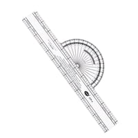 Ioensy - Plotter Aviación Regla Deslizante Pilotos Accesorios Para Planificar Rutas De Vuelo Estudiantes Cfp4