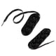 thumbnail image 2 of 1 par premium deportes patines de hockey sobre hielo cordones de zapatos cordón de 96 pulgadas, negro, 2 of 5