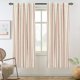thumbnail image 1 of Cortinas DriftAway Mezcla de Lino Opacas 52x160cm Rayas Rojas, 1 of 8