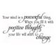 thumbnail image 1 of Decomural Positive Thoughts Inspirational WS-43905, 1 of 2