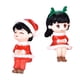 thumbnail image 3 of 2 Uds Bonitas Figuritas Navideñas Para Parejas Estatua De Mesa Decoración Del Hogar Chico Rojo, 3 of 5