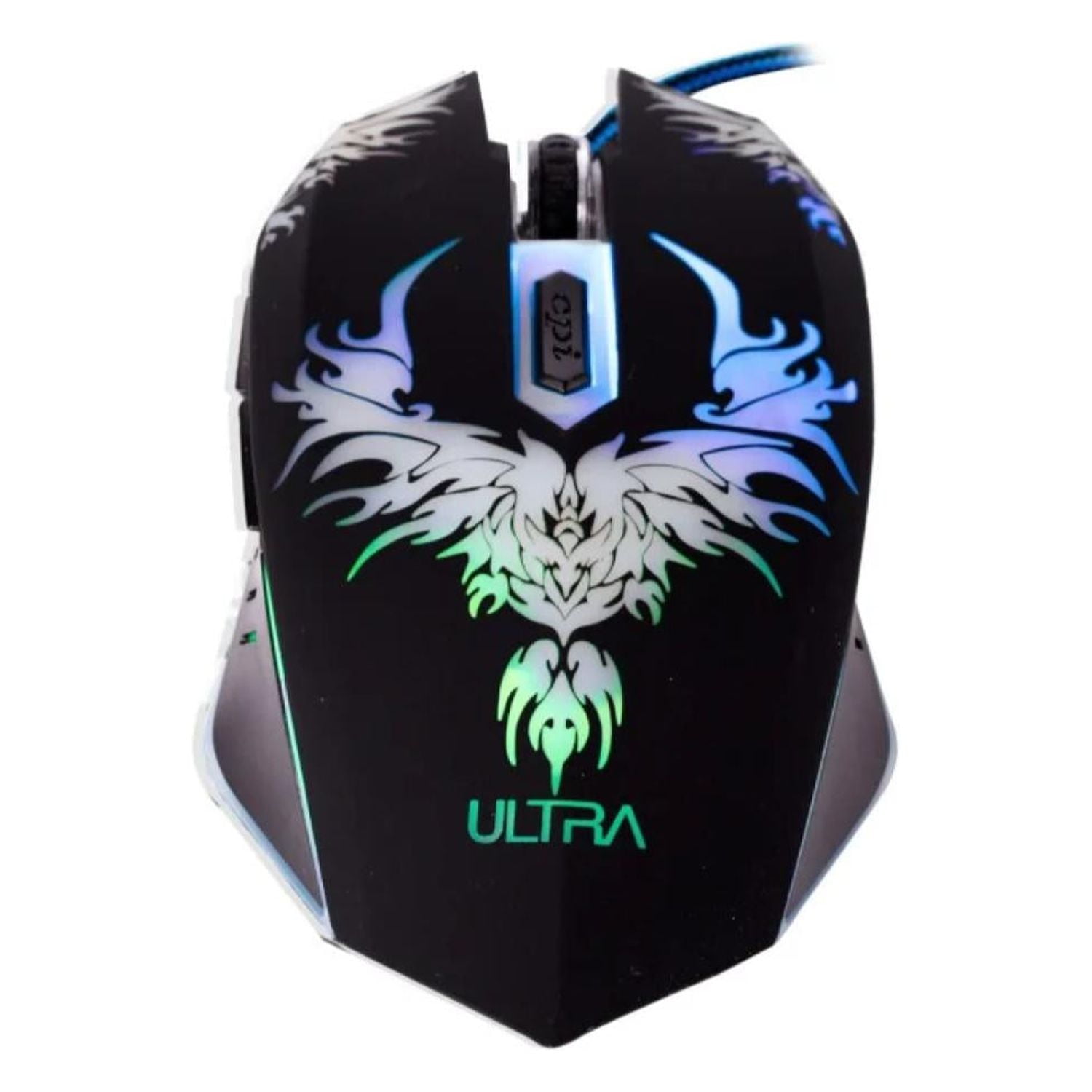 Ultra - Mouse Gamer Alambrico Usb Ergonomico 2400dpi Rgb X8