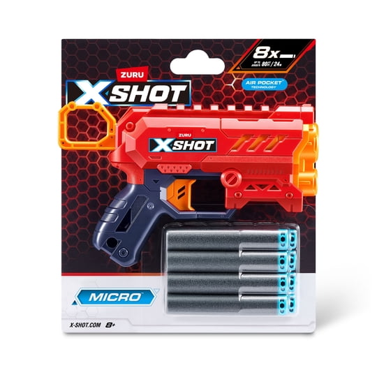 Lanzador Micro Lanza Dardos X-shot + 8 Dardos