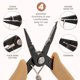 thumbnail image 2 of Alicates para joyería The Beadsmith, herramienta multifuncional de 13 cm, 2 of 7