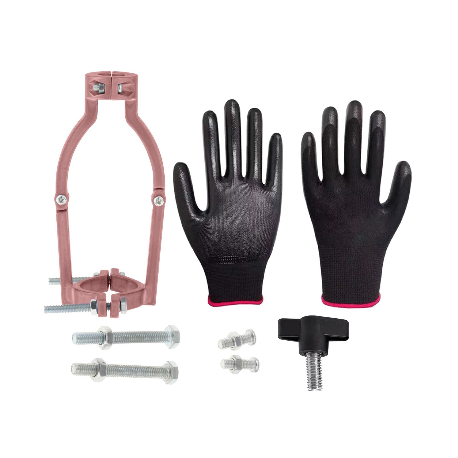 Magideal - Adaptador De Taladro De Acero Inoxidable, Instalación Rápida O Desmontaje Con Guantes, Duradero Para Accesorios De Taladro Eléctrico, Taladro Eléctric Juego Completo