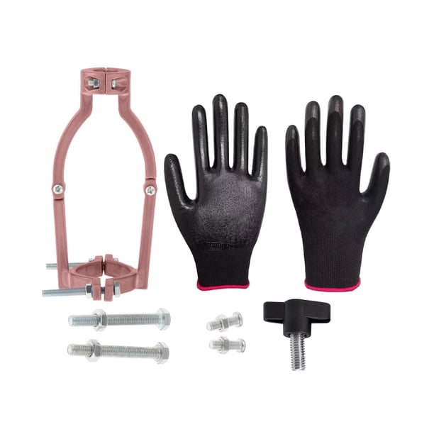 Adaptador de taladro de acero inoxidable, instalación rápida o desmontaje con guantes, duradero para accesorios de taladro eléctrico, taladro eléctric juego completo