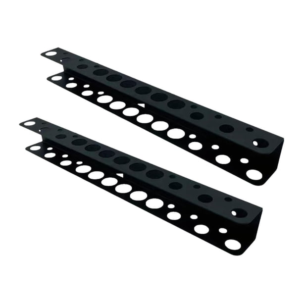 Organizador de destornilladores, estante de almacenamiento de herramientas de Metal con múltiples agujeros, accesorios versátiles, soporte montado en 2 piezas