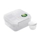 thumbnail image 1 of Contenedores Bento Box Portátiles Multiusos Para Preparar Comidas Para La Oficina, Viajes, Fiestas, Color Blanco, 1250 Ml, 1 of 5