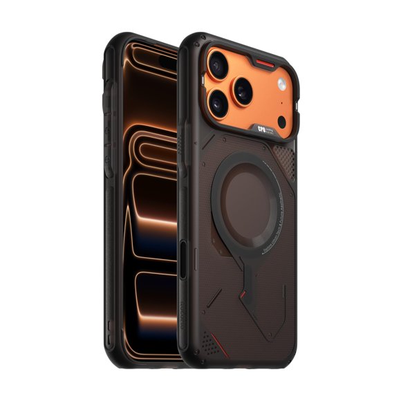 Funda resistente Aulumu para iPhone 17 Pro Max MagSafe negra
