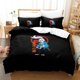 thumbnail image 1 of Anime Samurai Rabbit: The Usagi Chronicles Bedding Set Single Twin Full Size Bed Set Adult Kid Bedroom Duvetcover Set Bed Sheets, 1 of 5