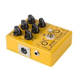 Magideal - Pedal De Efectos De Bajo Para Guitarra Eléctrica, Carcasa De Aluminio, Controlador Six En Un + Di Para Pedal De Efectos De Bajo Para Guitarra Eléctrica