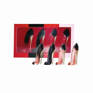 Set De Regalo De Perfume Carolina Herrera Good Girl Para Mujer, 7 Ml X 4