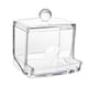 thumbnail image 2 of Caja de Almacenamiento de Bastoncillos de Algodón Acrílico, Transparente con Tapa, Portátil, Estuche Organizador , Contenedor Cosmético para M, 2 of 5