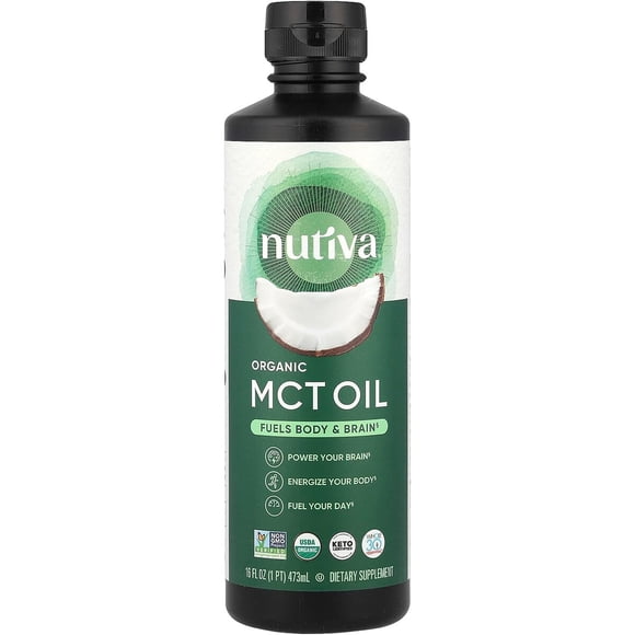 Aceite MCT Nutiva Orgánico 473 ml Keto Kosher