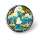 thumbnail image 1 of Los Pitufos-Theme Round Button Badge: Premium Metal Construction, Ideal for High-End Events 2.8 cm, 1 of 6