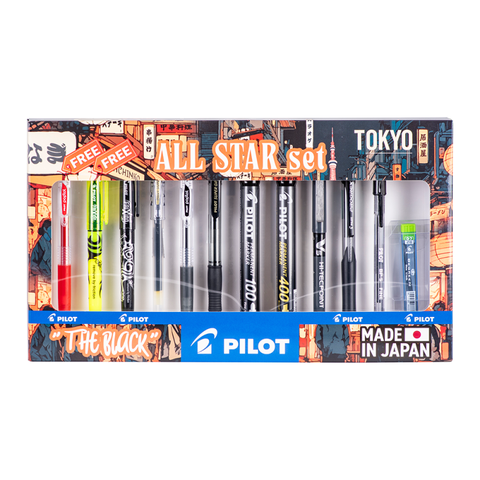 Pilot - Set Lapices All Star The Black 10U