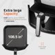 thumbnail image 4 of Freidora de aire Mondial 8.6 QT 1800 W Quick Heat negra, 4 of 7