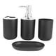 thumbnail image 3 of Paquete De 4 Piezas] Piezas De Accesorios De Baño Set Decor Neat Tidy Para Hotel Black, 3 of 3