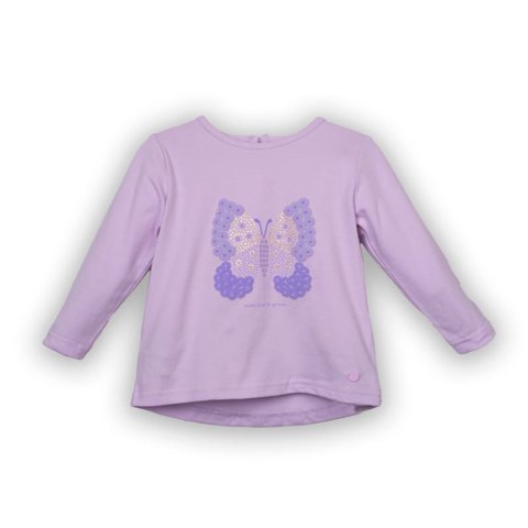 Polera Bebé Niña Malva Pillin