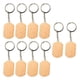 thumbnail image 1 of 10x Llavero De Madera Sin Terminar Suministros Hechos A Mano Adorno DIY Grabado Etiqueta Para Llave D, 1 of 3