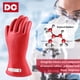 thumbnail image 4 of Guantes de goma DongChu Class 00 de bajo voltaje talla 9 rojos, 4 of 8