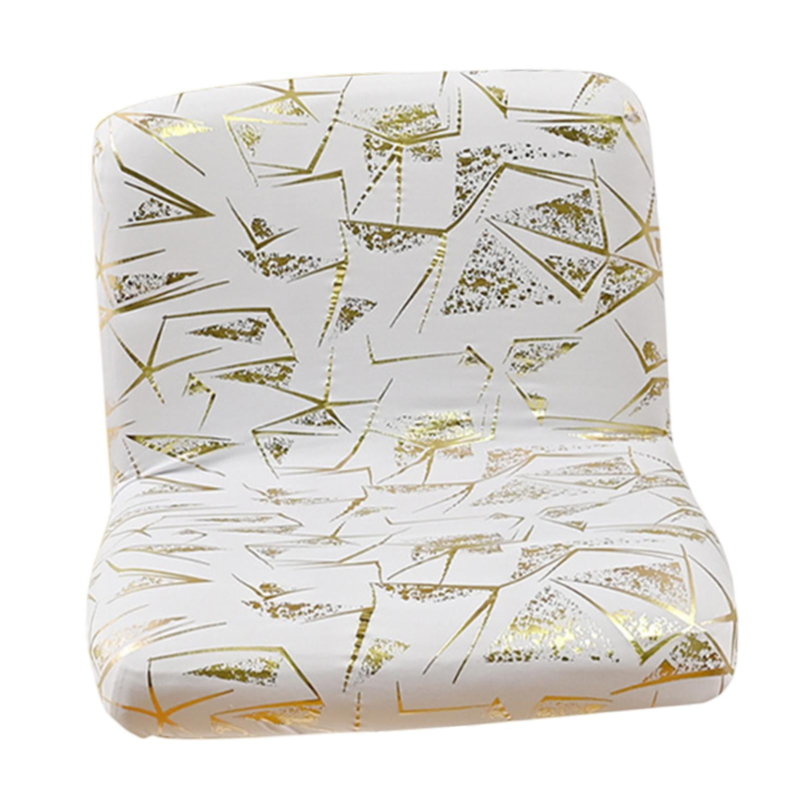 Magideal - Funda Para Silla De Comedor, Funda Para Taburete De Bar, Funda Elástica Cómoda Y Suave Para Silla De Pub Con Respaldo Para Cocina, Dormitorio De Granj Blanco