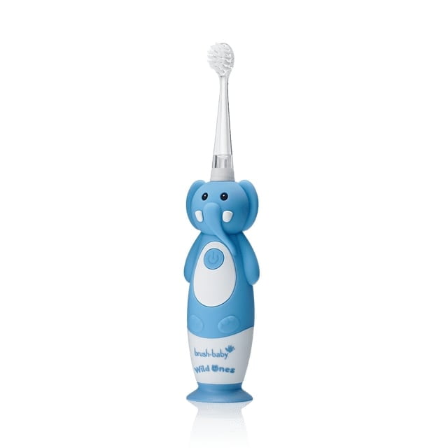 Brush Baby - Cepillo De Dientes Eléctrico Recargable Para Niños Wildones Elefante