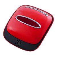 Magideal - Caja De Pañuelos, Soporte De Papel Para Servilletas Para Coche, Dispensador De Pañuelos, Caja De Almacenamiento De Papel Para Contenedor De Pañuelos F Rojo