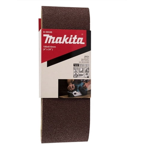 Lijas Banda (3Un) 4X24'' 610X100Mm Grano 40 Makita D-59346