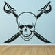 thumbnail image 2 of Decomural Pirate Skull Pirate Swords WS-35685, 2 of 2
