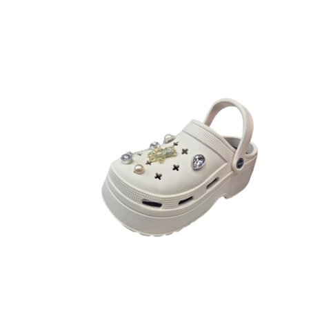 Vinnys Outlet - Sandalia Plataforma Mujer Blanco