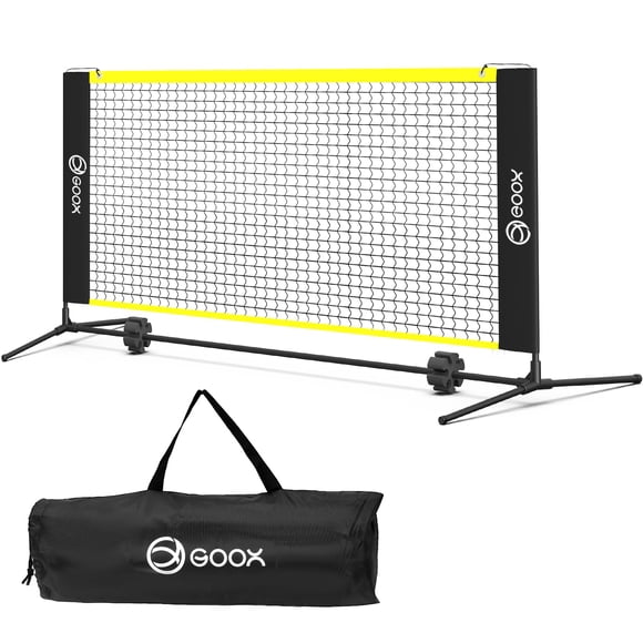 Set de red de pickleball GOOX de 6 pies, mini, portátil, para interior y exterior