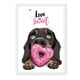 thumbnail image 1 of Cuadro Love Is Sweet con Marco Blanco 50x40 CM, 1 of 1