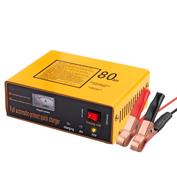 Cargador de Baterías AUTTGINN 6V 5A 12V 8.5A Amarillo