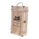 thumbnail image 2 of Caja De Madera Para Botellas De Vino Con Asa Superior Y Tapa Para Bodas, Cumpleaños, Inauguración De La Casa, 2 of 6
