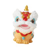 Magideal - Estatua De Danza Del León Chino, Escultura De Animal, Regalo De Inauguración De La Casa, Adorno De Arte, Decoración De Año Nuevo Chino Para Estante De Rojo