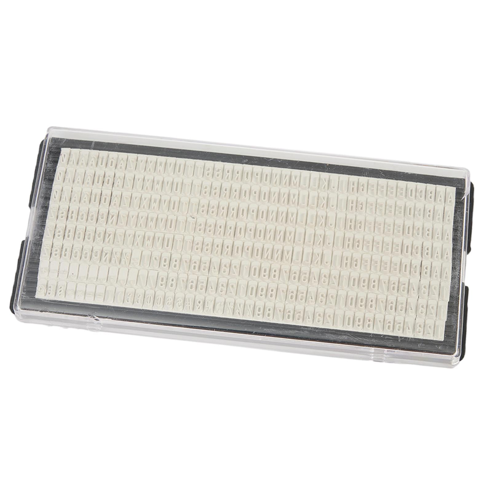 Magideal - Juego De Sellos Autoentintados, Sello De Impresión, Fecha, Letra Extraíble, Sello De Caracteres De Bricolaje, Sello De Dirección Para Padres Aficionad 3mm