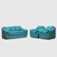 thumbnail image 1 of Juego De Living Galicia 3, 1 Y 1 Cuerpos Turquesa, 1 of 5