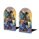 thumbnail image 1 of La Leyenda de Korra Sujetalibros decorativos temáticos, tope para estantería con base antideslizante, uso dual para hogar y oficina - 2 piezas, 1 of 6