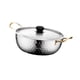 thumbnail image 5 of Olla De Cocina De Ramen Coreano, Utensilios De Cocina Para Fiestas En El Patio, Senderismo, Picnic, 22 Cm, Argent, 5 of 5