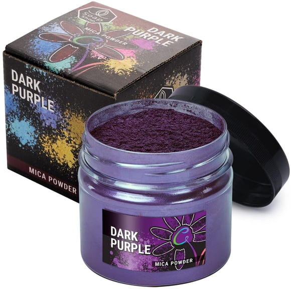 Polvo de Mica Morado Oscuro 57 g – DYE Soap Shop