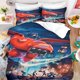 thumbnail image 1 of Animation The Incredibles Bedding Set Home Textile 100% Polyester 3D Digital Oversized Printing Children's Gift Bed Sheets, 1 of 5