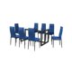 thumbnail image 1 of Comedor Toulouse Azul 8 Sillas, 1 of 6